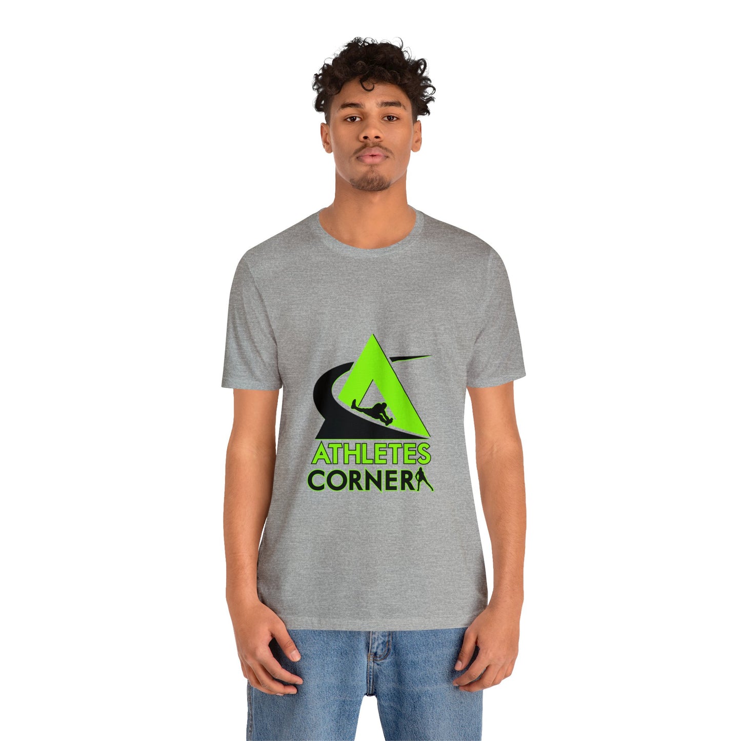Unisex Athletes Corner Logo Tee