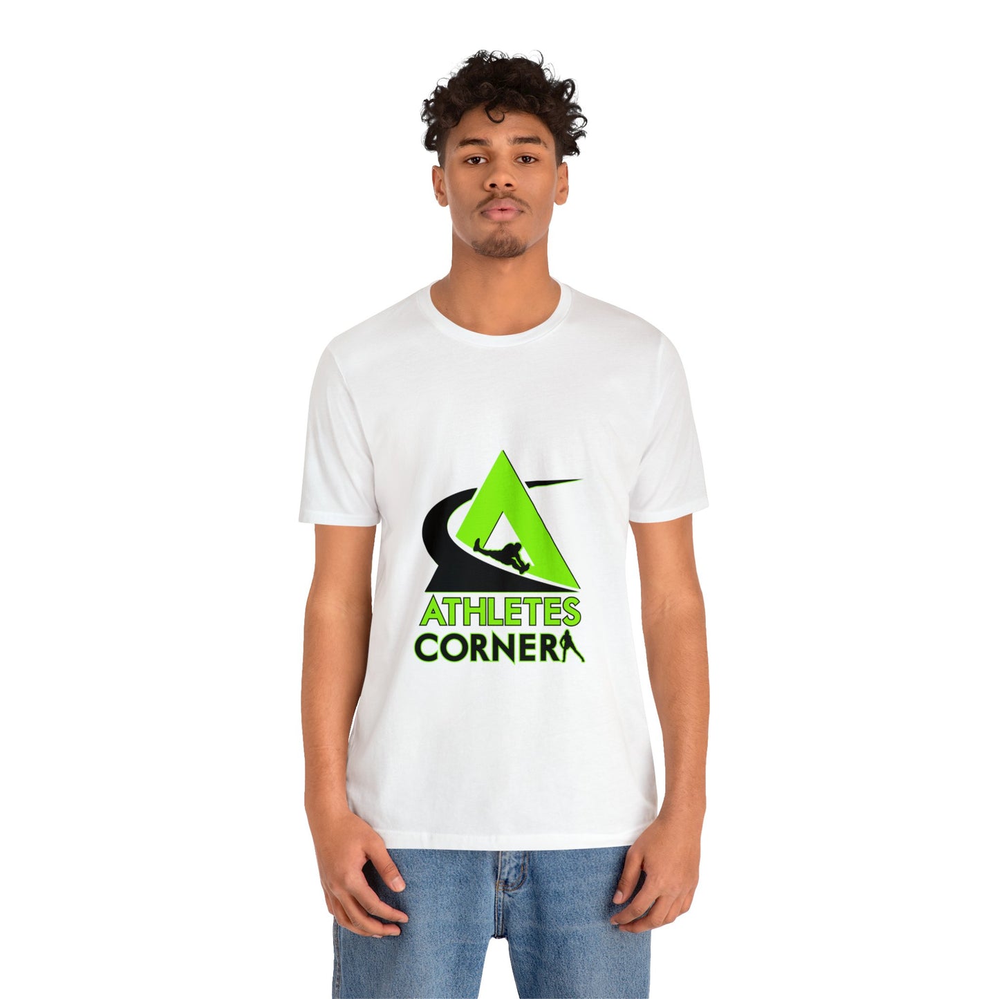 Unisex Athletes Corner Logo Tee