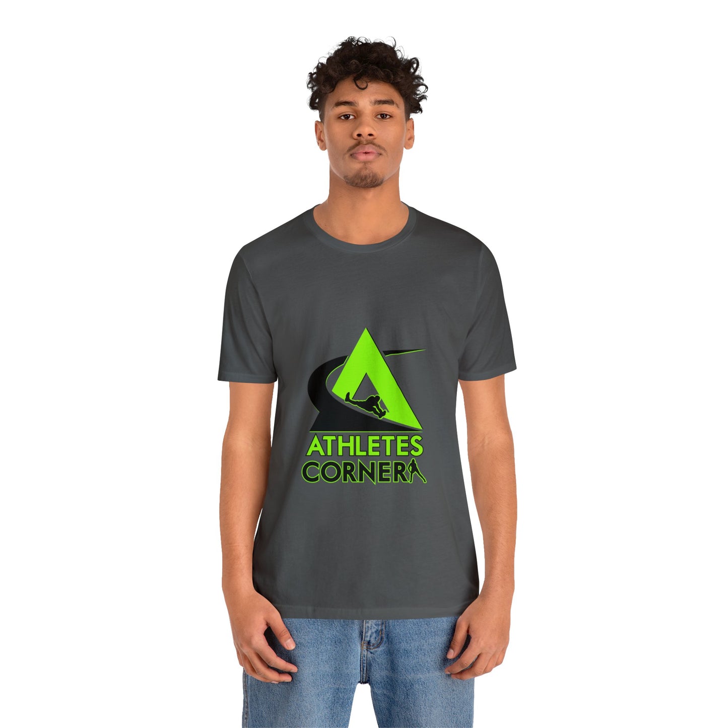 Unisex Athletes Corner Logo Tee